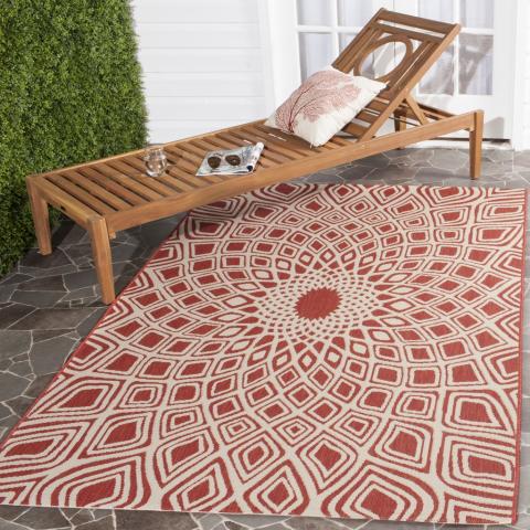 safavieh clearance courtyard cy6616 23821 red rug