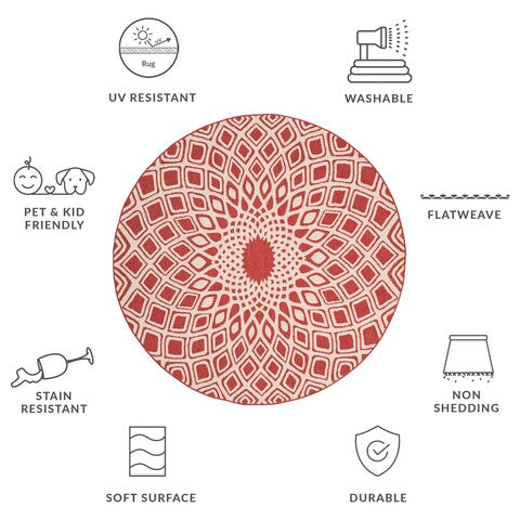 safavieh clearance courtyard cy6616 23821 red rug