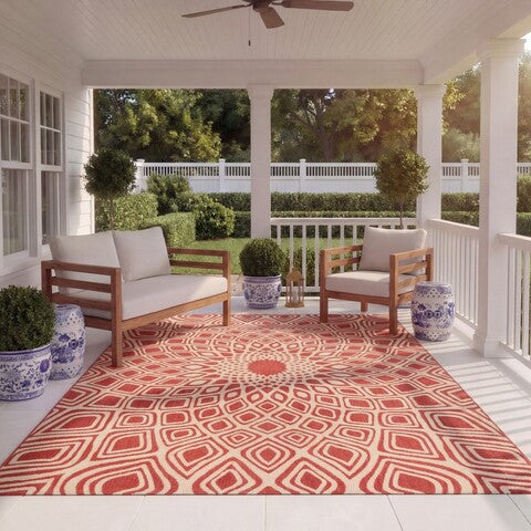 safavieh clearance courtyard cy6616 23821 red rug