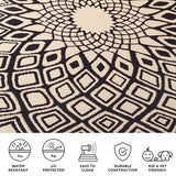 safavieh clearance courtyard cy6616 25621 black rug