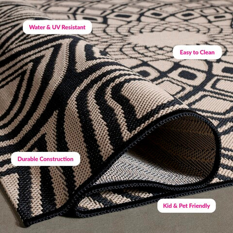 safavieh clearance courtyard cy6616 25621 black rug