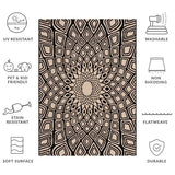 safavieh clearance courtyard cy6616 25621 black rug