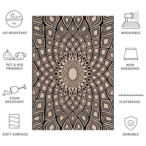 safavieh clearance courtyard cy6616 25621 black rug
