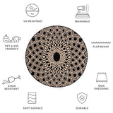 safavieh clearance courtyard cy6616 25621 black rug