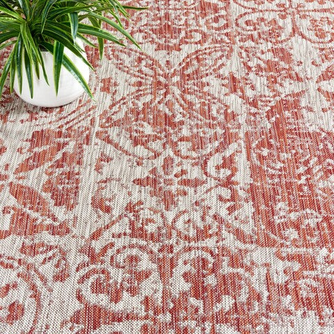 safavieh clearance courtyard cy8076 36521 red rug