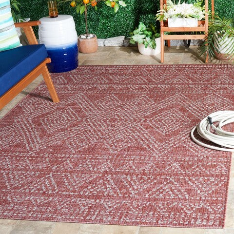 safavieh clearance courtyard cy8079 36521 red rug