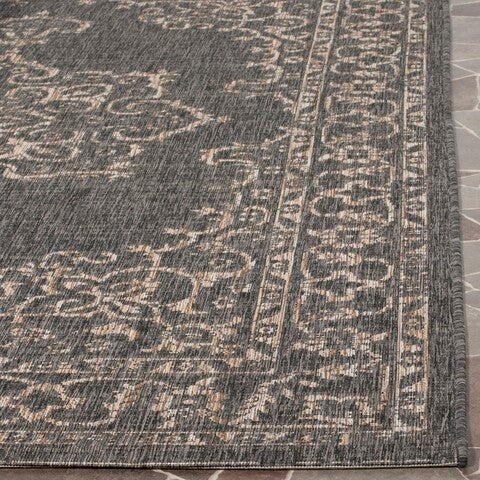 Safavieh Clearance Courtyard CY8481-37321 Black Rug