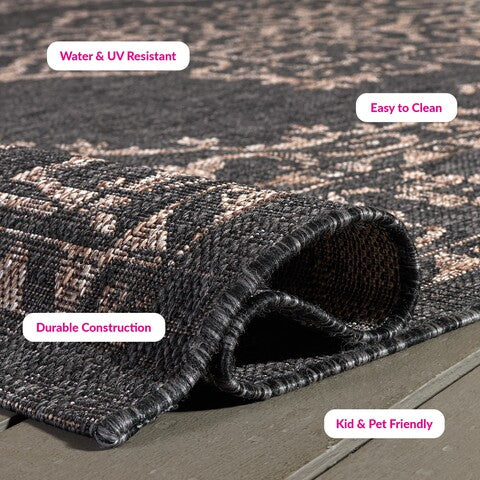 Safavieh Clearance Courtyard CY8481-37321 Black Rug