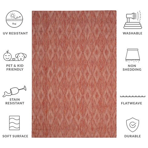 safavieh clearance courtyard cy8522 36522 red rug