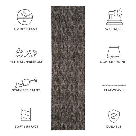 safavieh clearance courtyard cy8522 36622 black rug