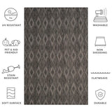 safavieh clearance courtyard cy8522 36622 black rug