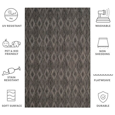 safavieh clearance courtyard cy8522 36622 black rug