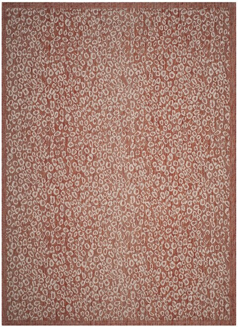 safavieh clearance courtyard cy8659 36521 rust rug
