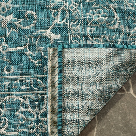 safavieh clearance courtyard cy8680 37221 turquoise rug