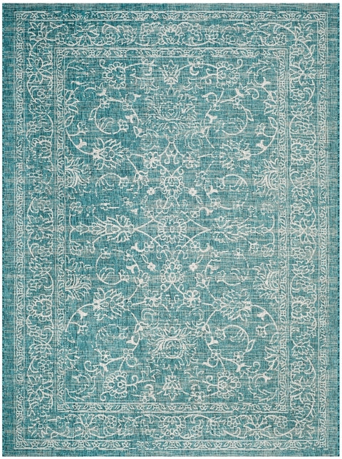 safavieh clearance courtyard cy8680 37221 turquoise rug