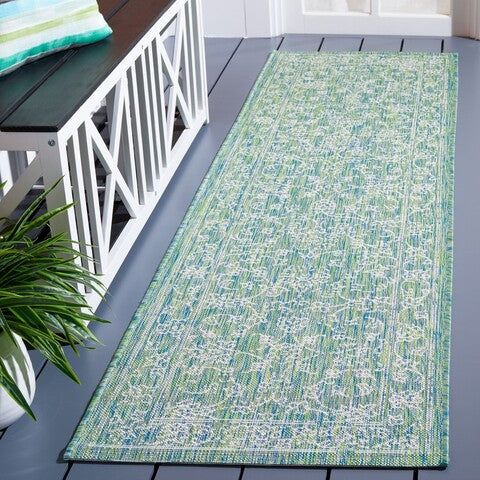 Safavieh Clearance Courtyard CY8680-55721 Green Rug