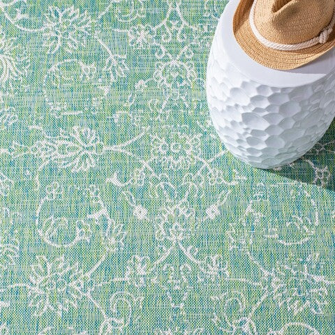 Safavieh Clearance Courtyard CY8680-55721 Green Rug