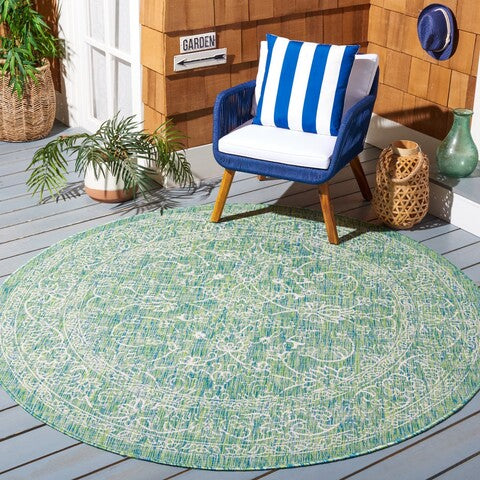 Safavieh Clearance Courtyard CY8680-55721 Green Rug