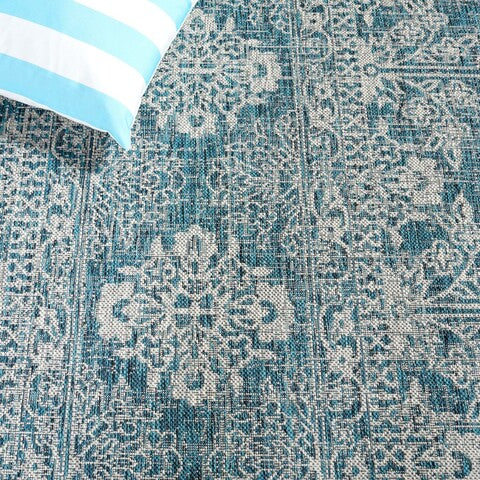 safavieh clearance courtyard cy8796 37221 teal rug
