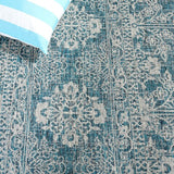 safavieh clearance courtyard cy8796 37221 teal rug