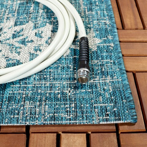 safavieh clearance courtyard cy8796 37221 teal rug