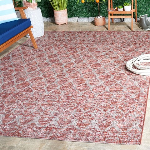 safavieh clearance courtyard cy8798 36521 rust rug
