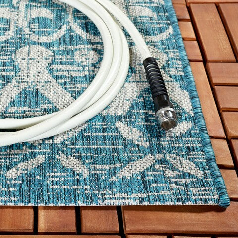 safavieh clearance courtyard cy8798 37221 teal rug