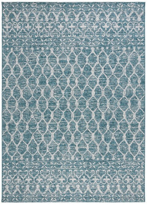 safavieh clearance courtyard cy8798 37221 teal rug