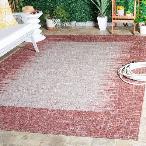 Safavieh Clearance Courtyard CY8806-36521 Rust Rug