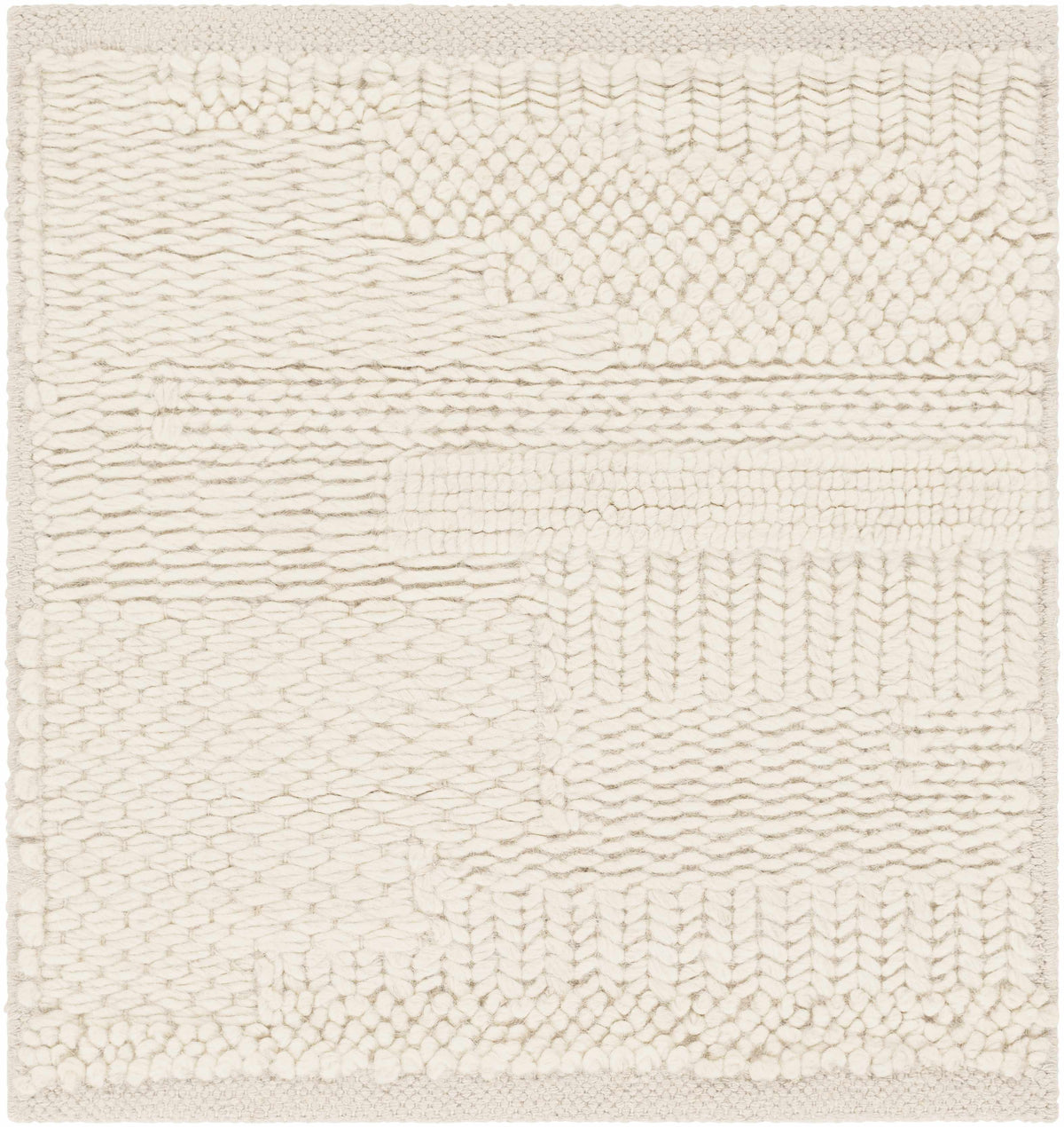 Hauteloom Cypress CYP Cream Woven/Flatwoven Wool Rug