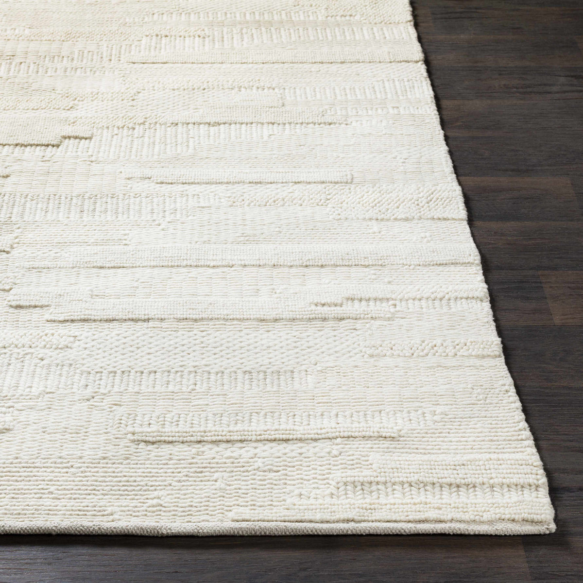 Hauteloom Cypress CYP Cream Woven/Flatwoven Wool Rug