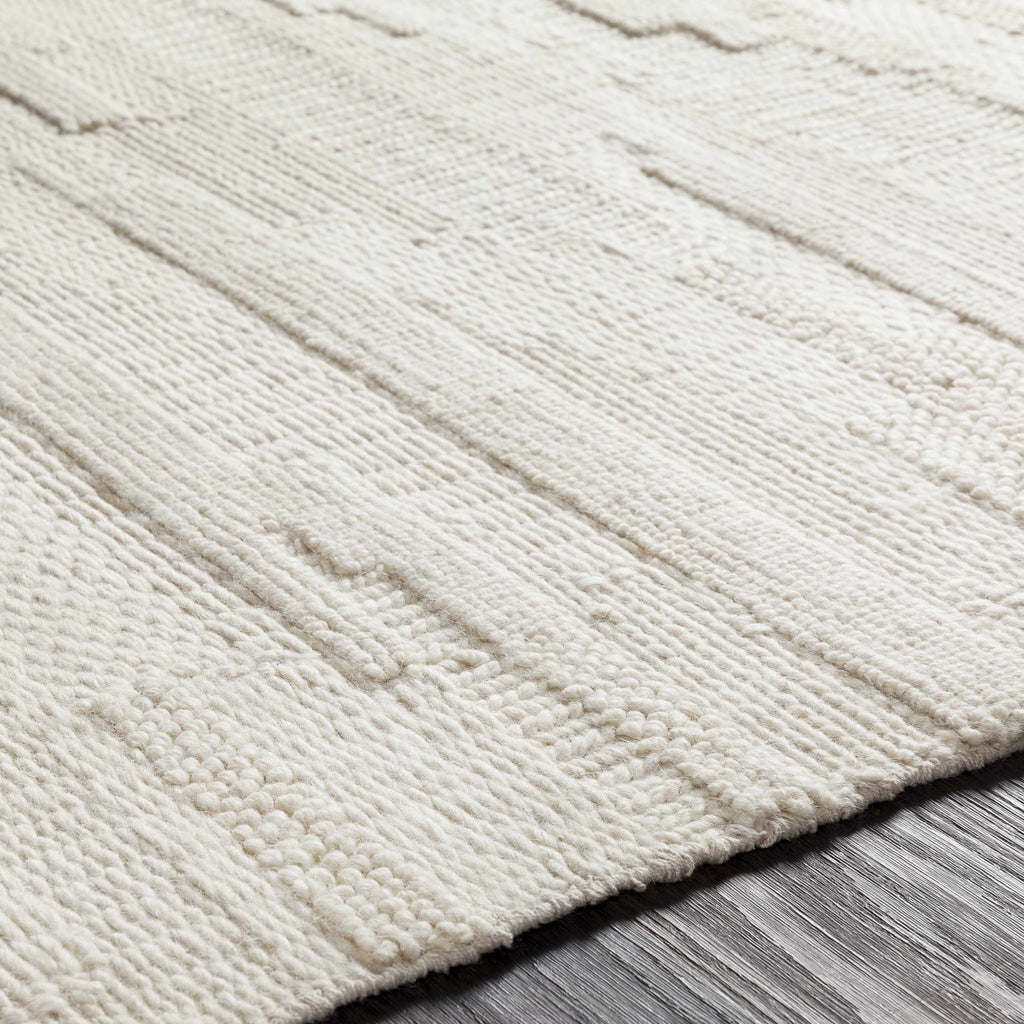 Hauteloom Cypress CYP Cream Woven/Flatwoven Wool Rug