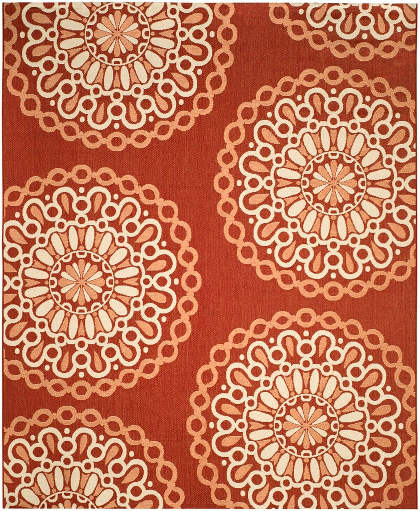 safavieh clearance courtyard cys6516 238 red rug