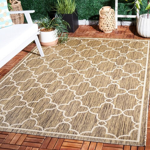 Safavieh Clearance Courtyard CYS6756-232 Red Rug