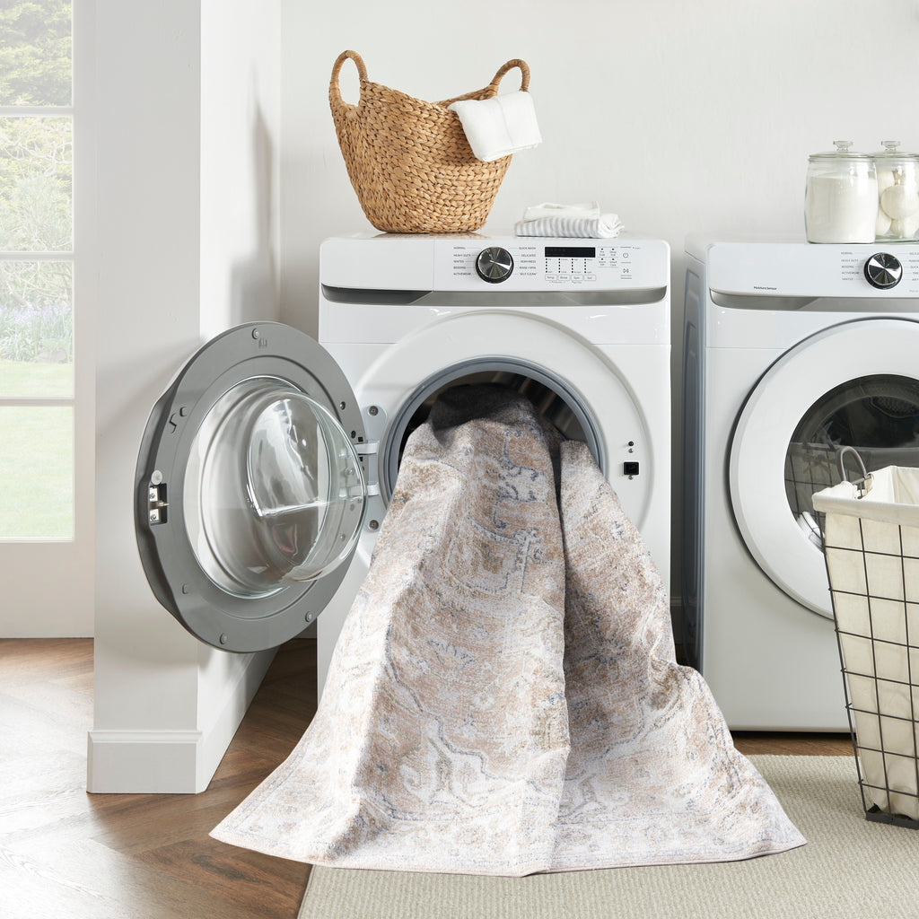 nourison astra machine washable asw12 beige rug