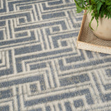 nourison serenity home srh04 blue ivory rug