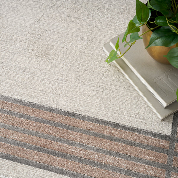 nourison desire dsr01 ivory silver rug
