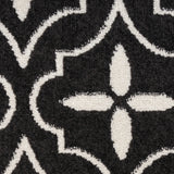 nourison nourison essentials nre04 black ivory rug