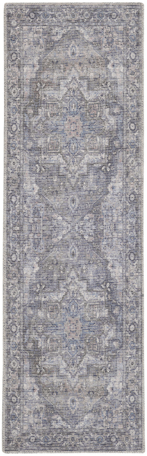 nourison new concept washables sr101 grey rug
