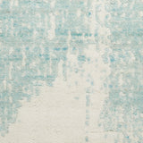 nourison harmony hay02 ivory aqua rug