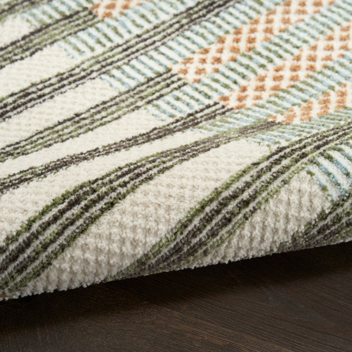 nourison nordic nrc15 ivory multicolor rug