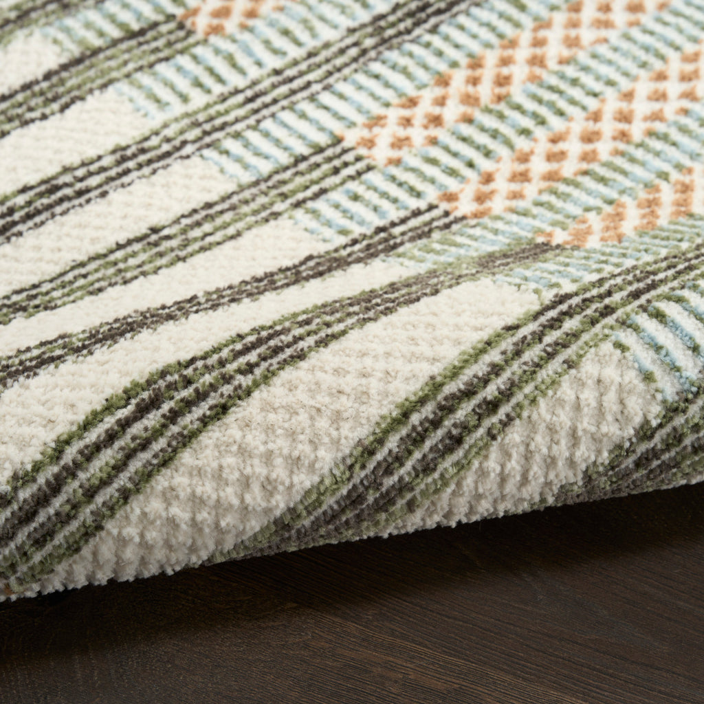 nourison nordic nrc15 ivory multicolor rug