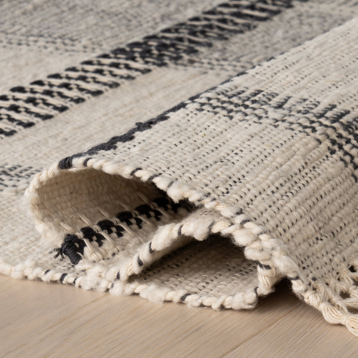 dash albert manglam arts da2378 ivory woven flatwoven cotton rug