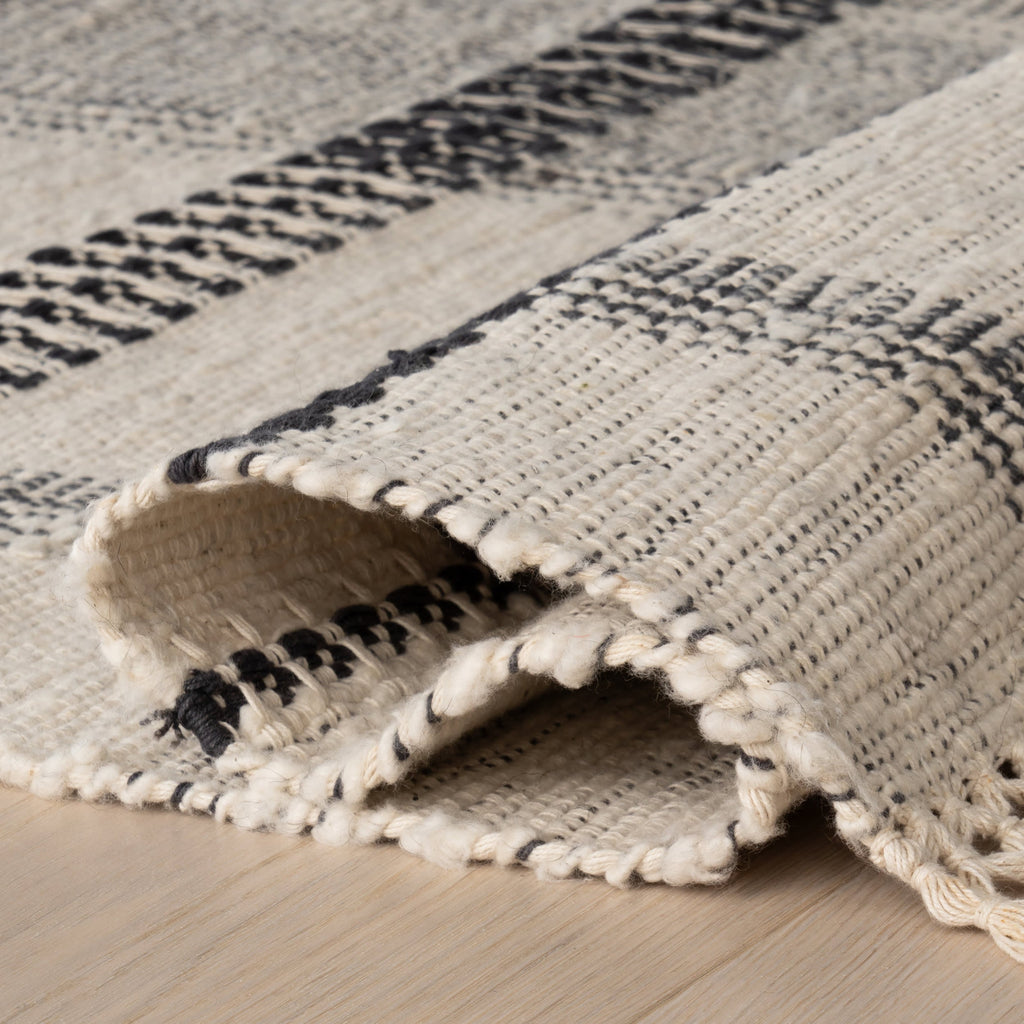 dash albert manglam arts da2378 ivory woven flatwoven cotton rug