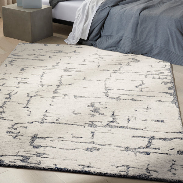 nourison ck009 sculptural scl01 blue rug