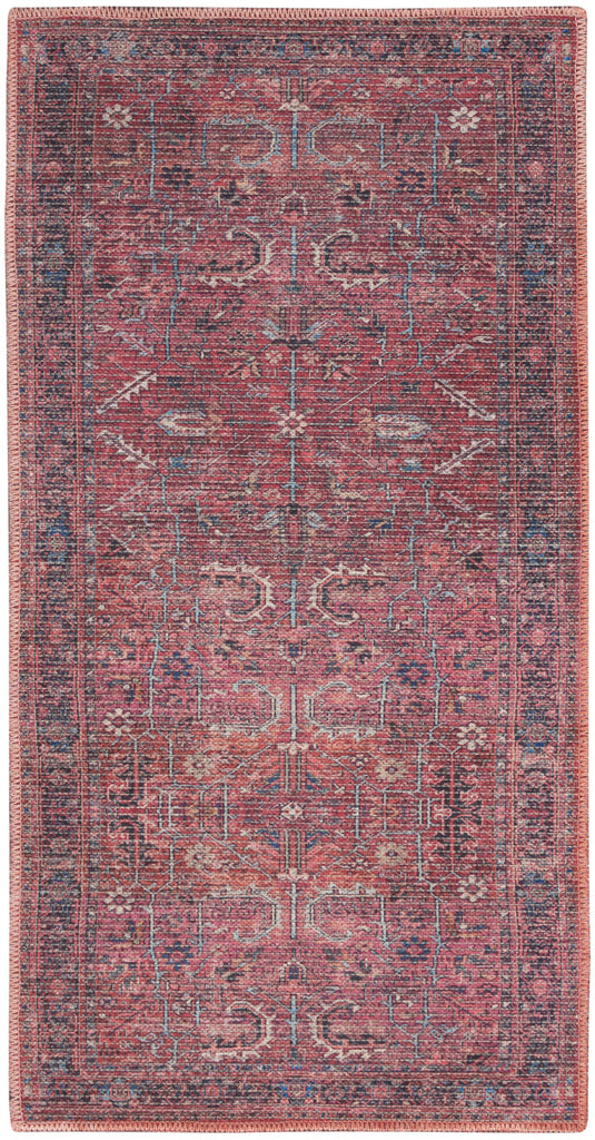 nourison new concept washables sr102 brick rug