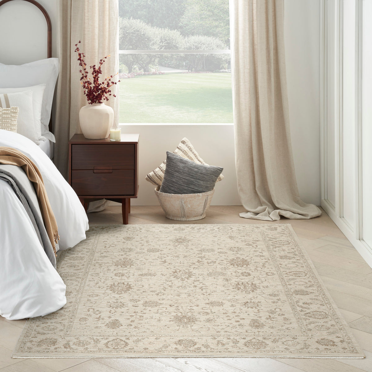 nourison shadows shw07 ivory rug