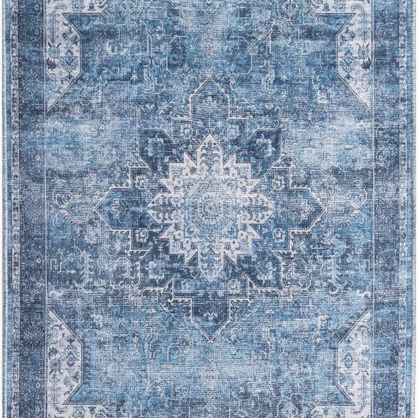 nourison nourison washables nwb15 blue rug