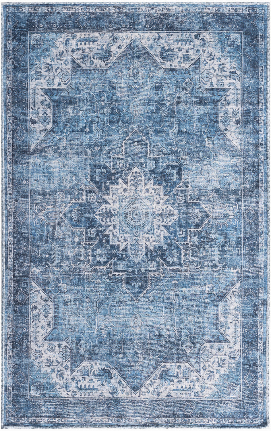 nourison nourison washables nwb15 blue rug