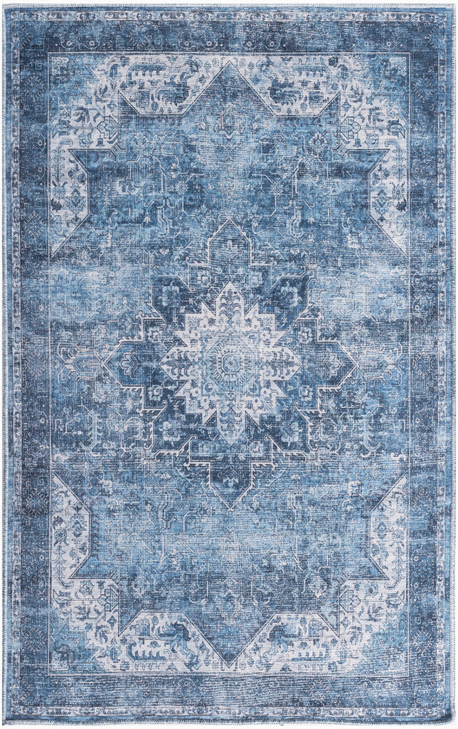 nourison nourison washables nwb15 blue rug